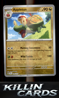 Reverse Holofoil Appletun - 140/191 140/191 Pokemon Uncommon SV08: Surging Spark