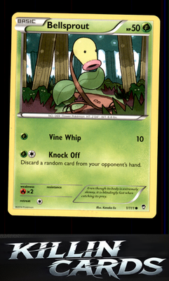 Bellsprout 1/111 Pokemon Common XY - Furious Fists Card LP