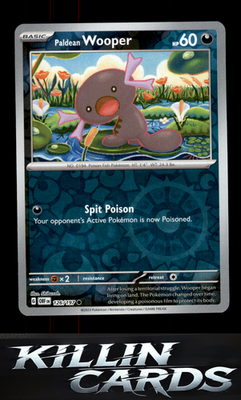 Reverse Holofoil Paldean Wooper - 126/197 126/197 Pokemon Common SV03: Obsidian