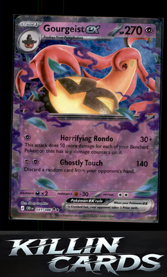 Gourgeist ex - 041/086 041/086 Pokemon Double Rare ME04: Chaos Rising Card NM