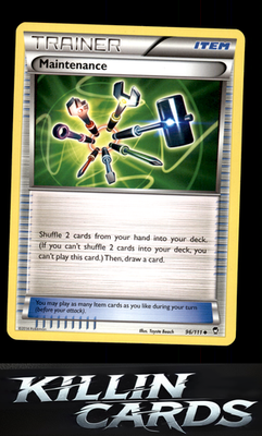 Maintenance 96/111 Pokemon Uncommon XY - Furious Fists Card LP