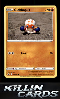 Clobbopus 091/198 Pokemon Common SWSH06: Chilling Reign Card NM