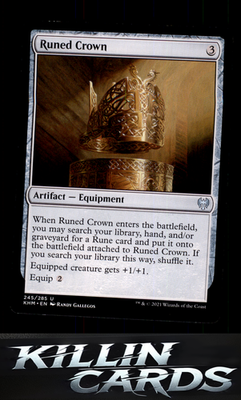 Runed Crown 245 Magic U Kaldheim Card NM