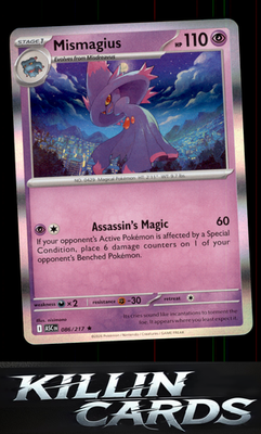 Mismagius 086/217 Pokemon Rare ME: Ascended Heroes Card NM
