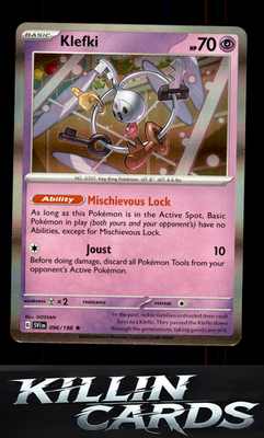 Klefki 096/198 Pokemon Rare SV01: Scarlet & Violet Base Set Card NM