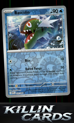 Reverse Holofoil Basculin 024/086 Pokemon Common SV: White Flare Card NM