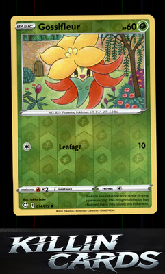 Reverse Holofoil Gossifleur 014/072 Pokemon Common Shining Fates Card NM