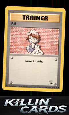 Bill 118/130 Pokemon Common Base Set 2 Card LP