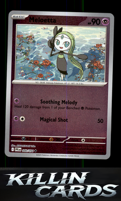 Reverse Holofoil Meloetta 040/094 Pokemon Uncommon ME02: Phantasmal Flames Card