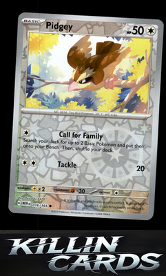 Pidgey 016/165 Pokemon Common SV: Scarlet & Violet 151 Card NM