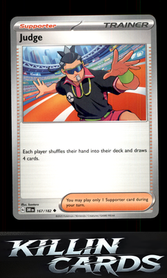 Judge - 167/182 167/182 Pokemon Uncommon SV10: Destined Rivals Card NM