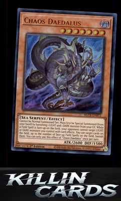 1st Edition Chaos Daedalus BLCR-EN071 YuGiOh Ultra Rare Battles of Legend: Cryst