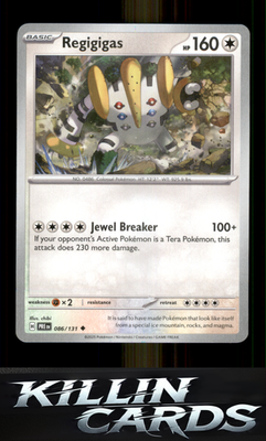 Regigigas 086/131 Pokemon Uncommon SV: Prismatic Evolutions Card NM