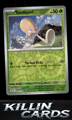 Reverse Holofoil Toedscool - 004/091 004/091 Pokemon Common SV: Paldean Fates Ca