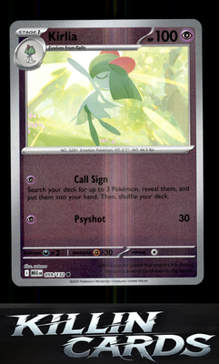 Reverse Holofoil Kirlia 059/132 Pokemon Common ME01: Mega Evolution Card NM