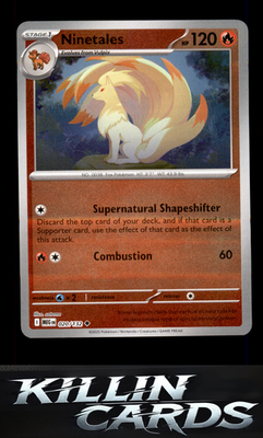 Reverse Holofoil Ninetales 020/132 Pokemon Uncommon ME01: Mega Evolution Card NM