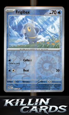 Reverse Holofoil Frigibax - 017/091 017/091 Pokemon Common SV: Paldean Fates Car