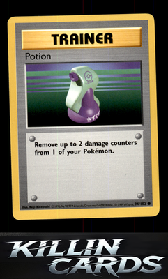 Potion 094/102 Pokemon Common Base Set (Shadowless) Card LP