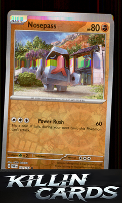 Reverse Holofoil Nosepass 101/167 Pokemon Common SV06: Twilight Masquerade Card