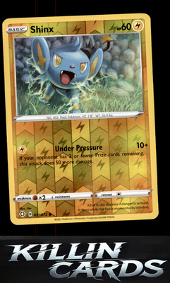 Reverse Holofoil Shinx 031/072 Pokemon Common Shining Fates Card NM