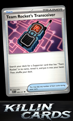 Team Rocket's Transceiver - 209/217 209/217 Pokemon Uncommon ME: Ascended Heroes
