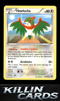 Hawlucha 97/114 Pokemon Uncommon XY - Steam Siege Card NM