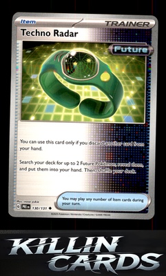 Techno Radar 130/131 Pokemon Uncommon SV: Prismatic Evolutions Card NM