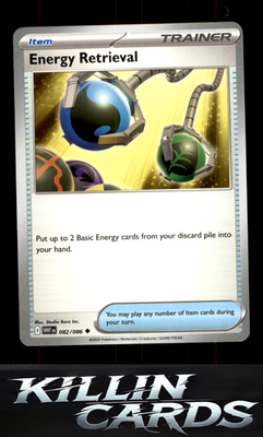 Energy Retrieval 082/086 Pokemon Uncommon SV: White Flare Card NM