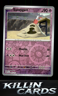 Reverse Holofoil Sandygast - 095/193 095/193 Pokemon Common SV02: Paldea Evolved