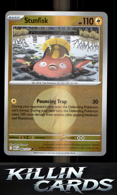 Stunfisk 062/217 Pokemon Common ME: Ascended Heroes Card NM