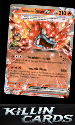 Hearthflame Mask Ogerpon ex - 040/167 040/167 Pokemon Double Rare SV06: Twilight
