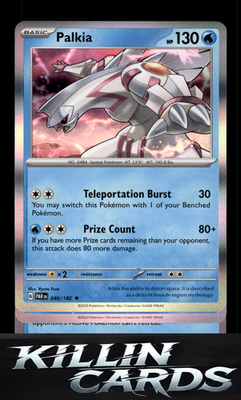 Palkia 040/182 Pokemon Rare SV04: Paradox Rift Card NM