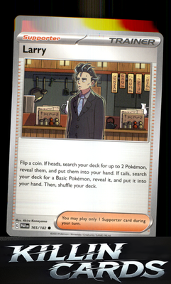 Larry 165/182 Pokemon Common SV04: Paradox Rift Card NM