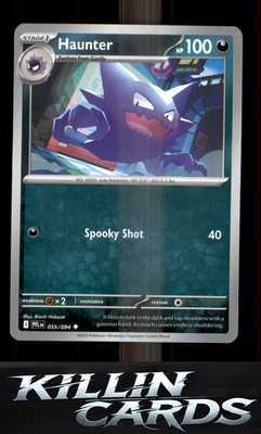 Haunter 055/094 Pokemon Uncommon ME02: Phantasmal Flames Card NM