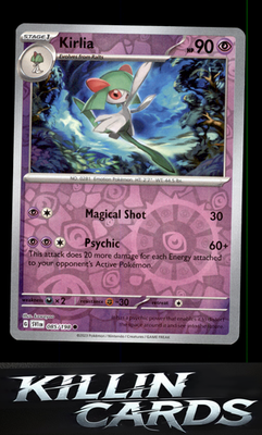 Reverse Holofoil Kirlia - 085/198 085/198 Pokemon Common SV01: Scarlet & Violet