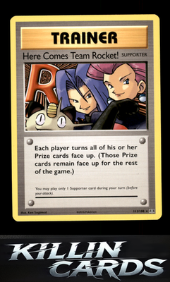 Here Comes Team Rocket! 113/108 Pokemon Secret Rare XY - Evolutions Card NM