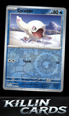 Reverse Holofoil Cetoddle - 058/198 058/198 Pokemon Common SV01: Scarlet & Viole