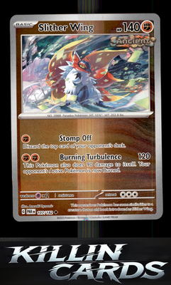 Reverse Holofoil Slither Wing - 107/182 107/182 Pokemon Uncommon SV04: Paradox R