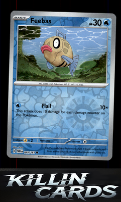Reverse Holofoil Feebas 049/167 Pokemon Common SV06: Twilight Masquerade Card NM