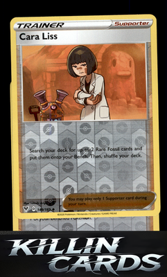 Reverse Holofoil Cara Liss 149/185 Pokemon Uncommon SWSH04: Vivid Voltage Card N