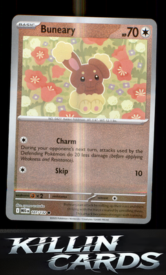 Reverse Holofoil Buneary 107/132 Pokemon Common ME01: Mega Evolution Card NM