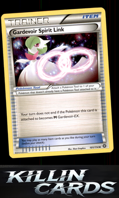 Gardevoir Spirit Link 101/114 Pokemon Uncommon XY - Steam Siege Card NM