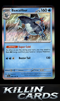 Baxcalibur - 060/193 060/193 Pokemon Rare SV02: Paldea Evolved Card NM