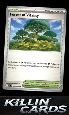 Forest of Vitality 188/217 Pokemon Uncommon ME: Ascended Heroes Card NM