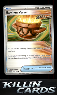 Earthen Vessel 106/131 Pokemon Uncommon SV: Prismatic Evolutions Card NM