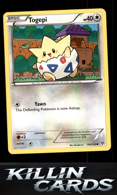 Togepi 102/135 Pokemon Common Plasma Storm Card NM