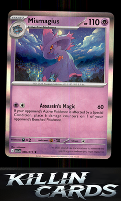 Mismagius 086/217 Pokemon Rare ME: Ascended Heroes Card NM