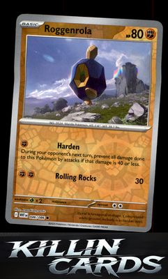 Reverse Holofoil Roggenrola 046/086 Pokemon Common SV: White Flare Card NM