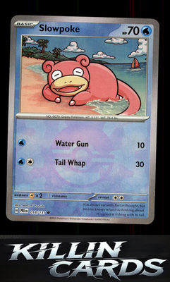 Slowpoke (Poke Ball Pattern) 018/131 Pokemon Common SV: Prismatic Evolutions Car