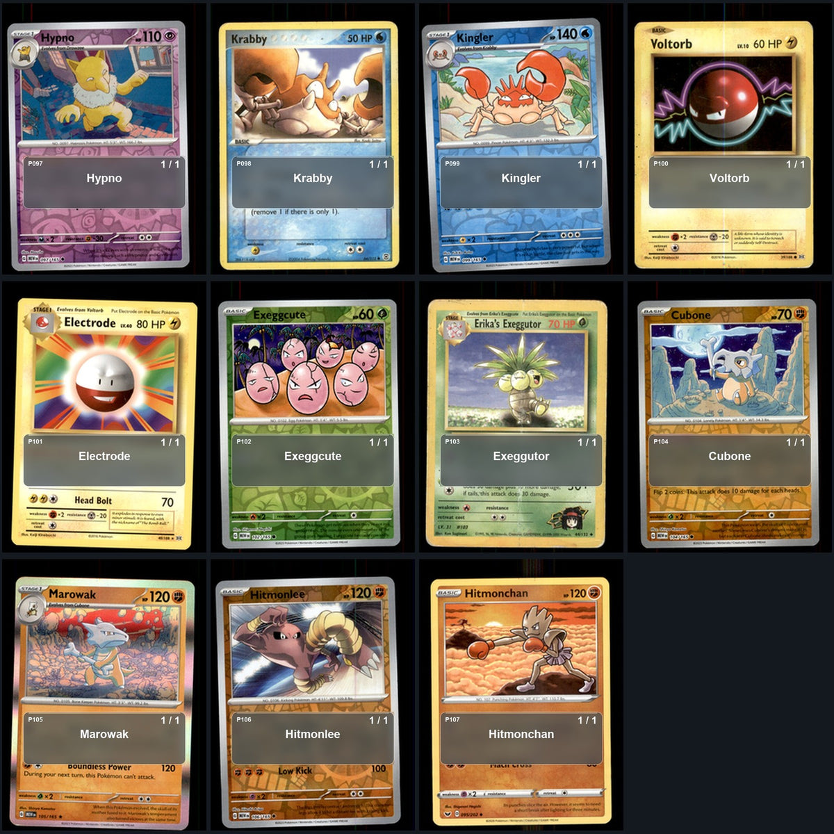Pokemon TCG Generation 1 Kanto Pokemon Pokedex Set 151 Cards Collection